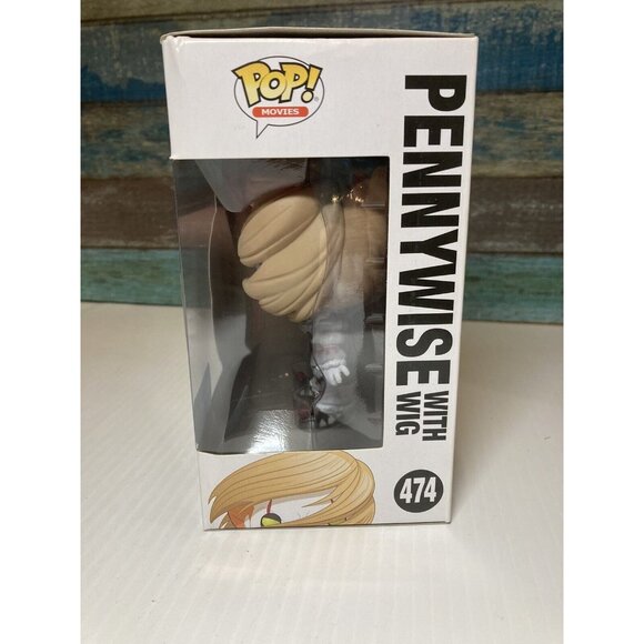 Funko Pop! Movies: IT - Pennywise with Wig #474, Walmart Exclusive - Picture 2 of 7